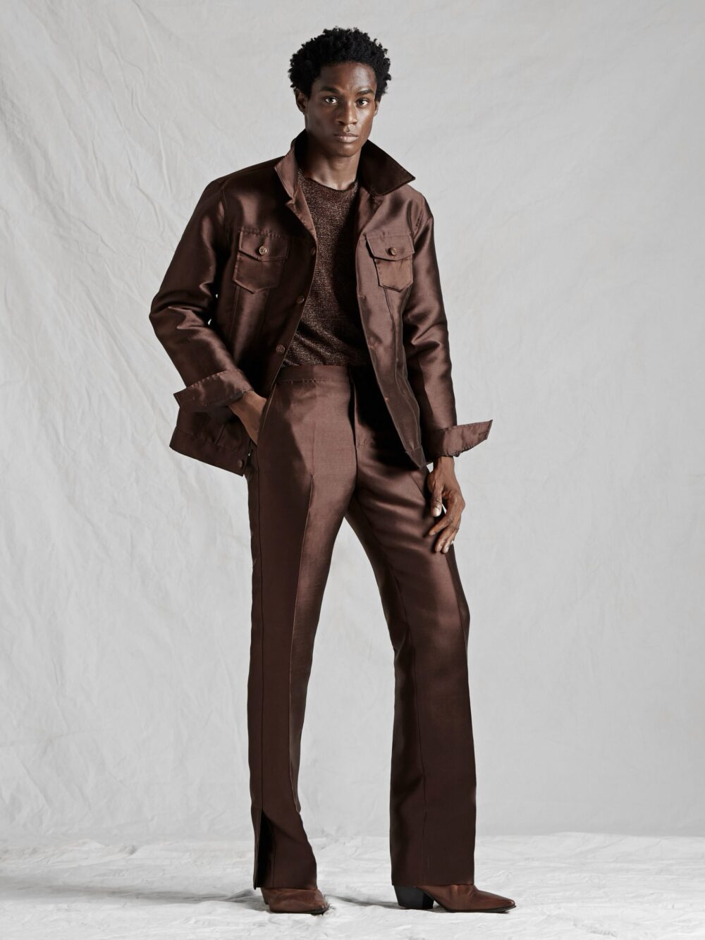 IMG_8165 BROWN SILK SET