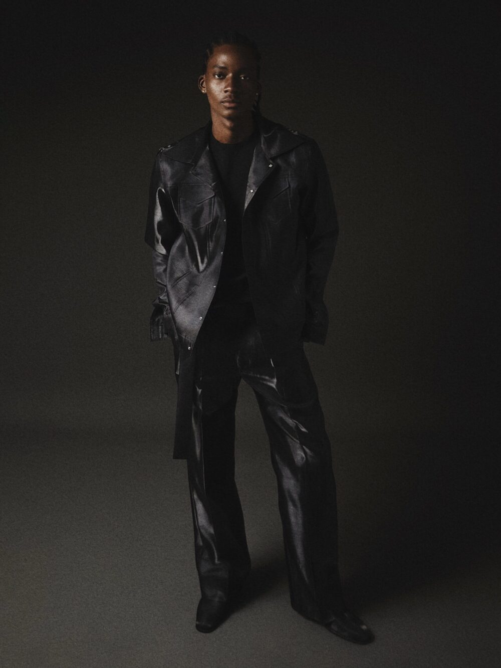 BLACK LIQUID SILK SET