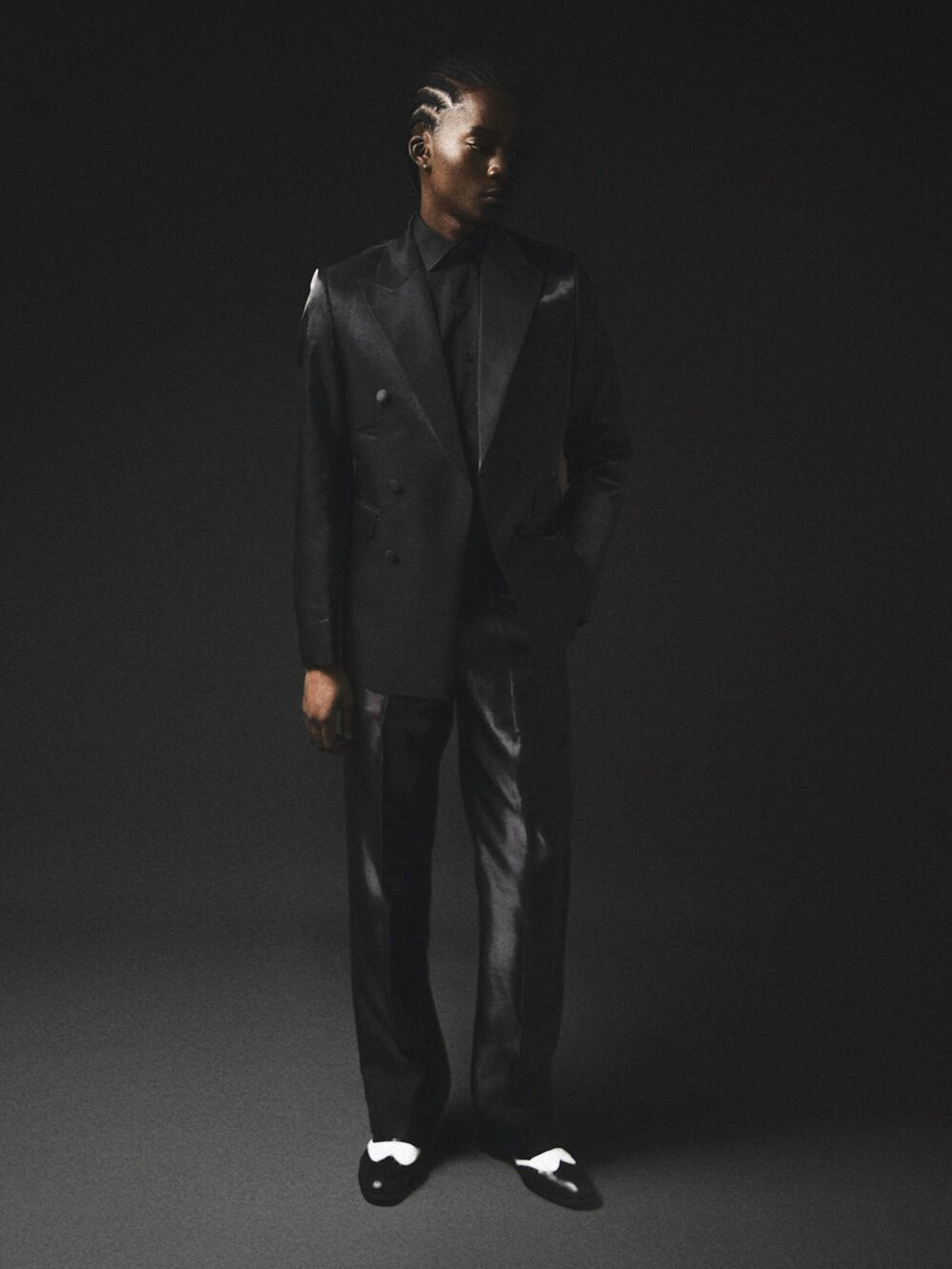 BLACK LIQUID SILK TUXEDO