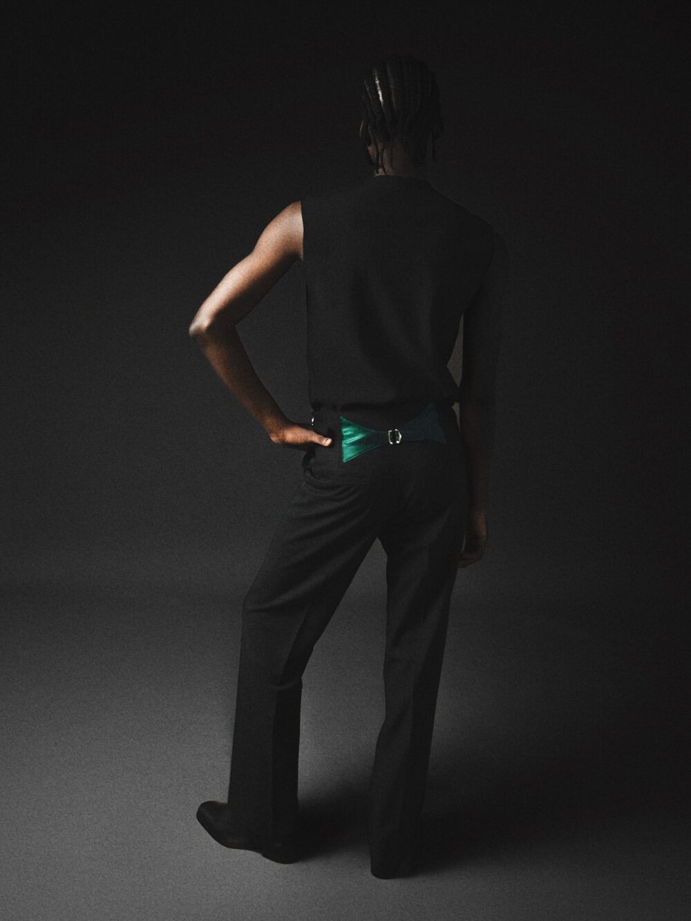 RIBBED TOP/ DETAILED PANT SET