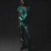 GREEN SLEEVELESS TOP / PANT SET