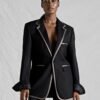 BLACK DETAILED SUIT