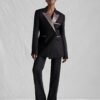 BLACK DETAILED SUIT